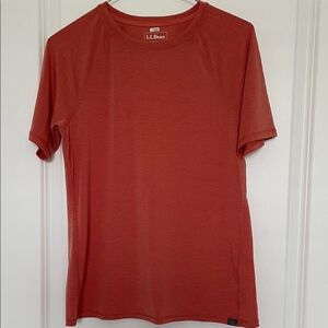 L.L. Bean Women's Rust Short Sleeve Tee